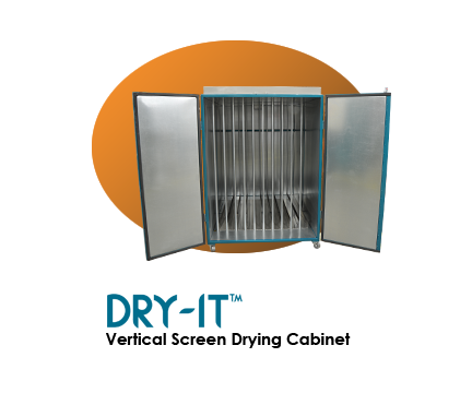 Racks- AWT-Dry-It Vertical Screen Printing Drying Cabinet for Drying Racks