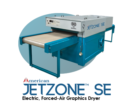 JetZone™ SE Electric forced-air graphics dryer